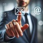 DALL·E 2025 03 07 04.55.47 A professional businessman in a suit pointing at a floating email icon. The image focuses on his hand and the email icon with the face blurred or cro DALL·E 2025 03 07 04.55.47 A professional businessman in a suit pointing at a floating email icon. The image focuses on his hand and the email icon with the face blurred or cro